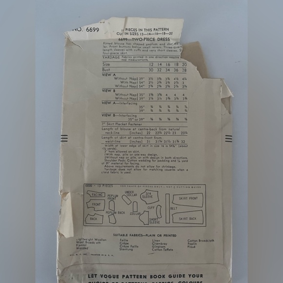 Extremely Rare Vintage 1940’s pattern making - Picture 3 of 6